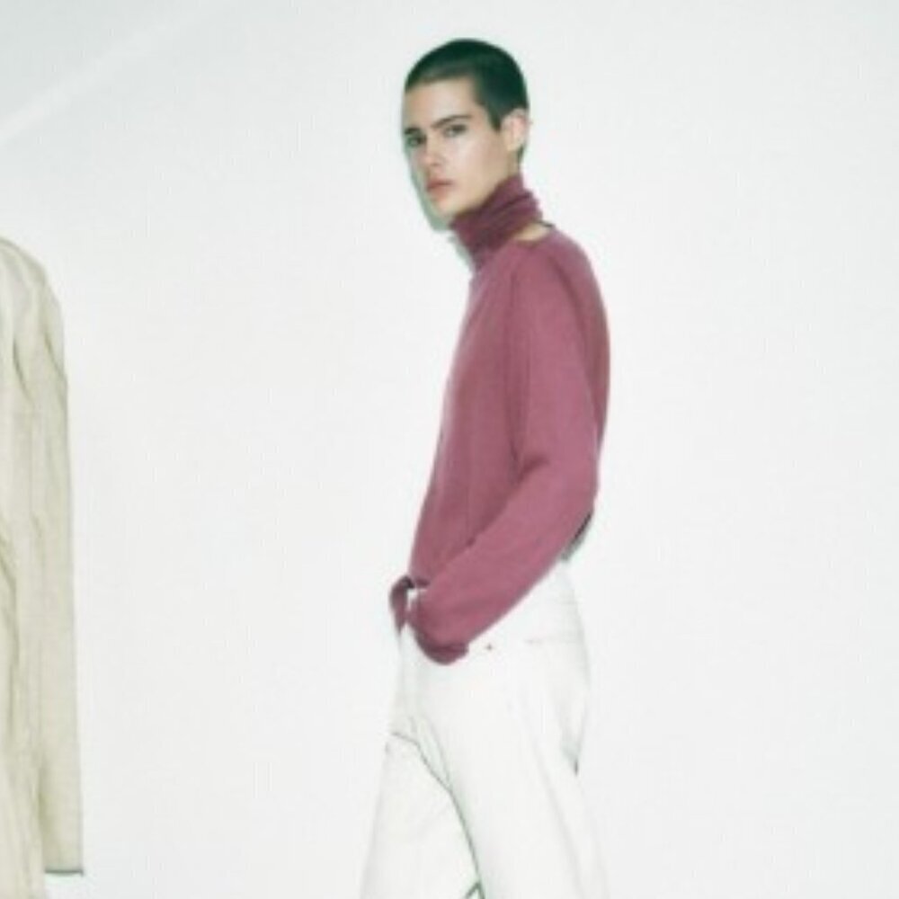 ZARA cut out knit sweater SIZE S 9598/175/664